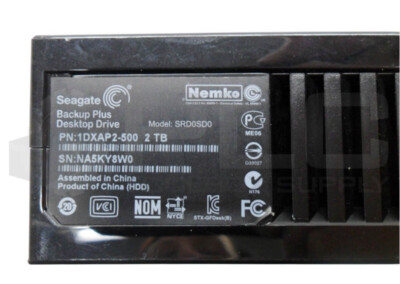 SEAGATE 1DXAP2-500 BACKUP PLUS DESKTOP DRIVE 2TB SRD0SD0 | eBay
