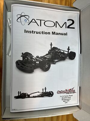 Schumacher Atom 2 Carbon Fiber 1/12 Gt12 Competition Pan Car Kit