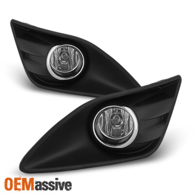 Fit 2013-2019 Ford C-Max Bumper Fog Lights Left + Right w/Bulbs+Switch
