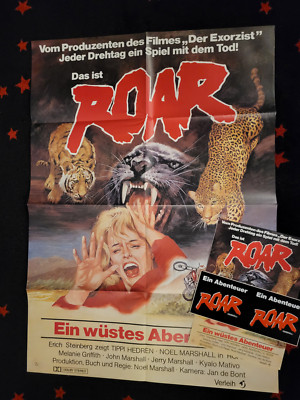 ROAR - ein wüstes Abenteuer - KINOPLAKAT A1 -   Tippi Hedren Noel Marshall Rick