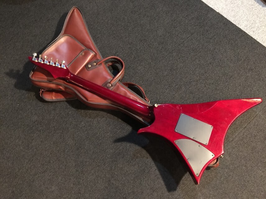 Used H.S Anderson KITE Wine No Pickguard Offset Guitar 3.18kg W