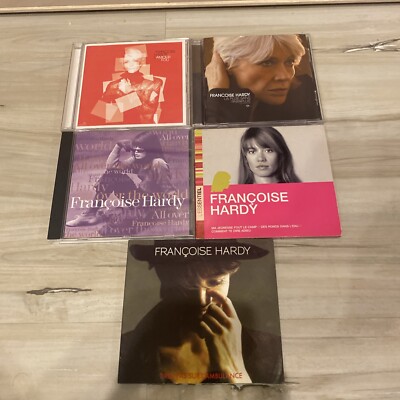 FRANÇOISE HARDY 5 CD LOT TIREZ PAS SUR L'AMBULANCE L AMOUR FOU L ESSENTIEL