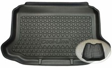 Z336330 Diamanten-Design-Kofferraumwanne + Klett-Netz für Honda Civic 7 Schräghe