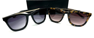 LOT OF 2 PAIRS OF SAME MODEL 2 DIFFERENT COLORS MODEL A156 53/21/140 SUNGLASSES