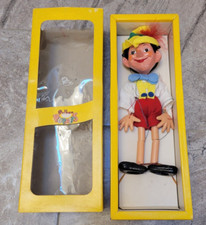 Pinocchio Hand Made Antique Pelham Puppet Marionette Marlborough Wilts England