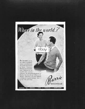 BARRIE & KERSEL LTD HAWICK SCOTLAND KNITWEAR SWEATERS CASHMERE-SHETLAND 1953 AD