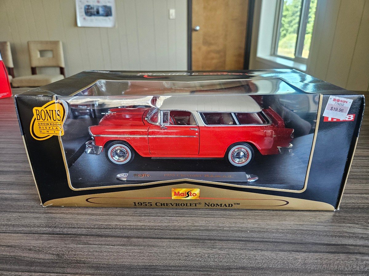 ミニカー Maisto 1955 Chevrolet Nomad 1/18 Maisto 1955 Chevrolet Nomad 1:18 Diecast Car for sale online