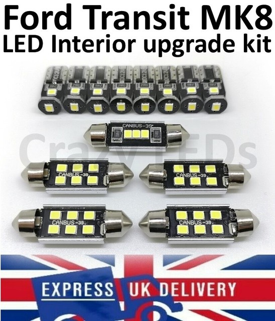 ford transit custom cargo led lights
