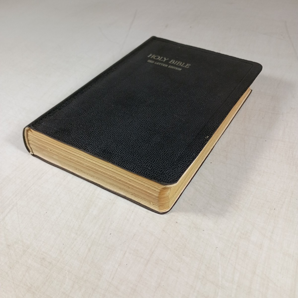The Holy Bible Red Letter Edition 1955 Vintage Leather Bound Books