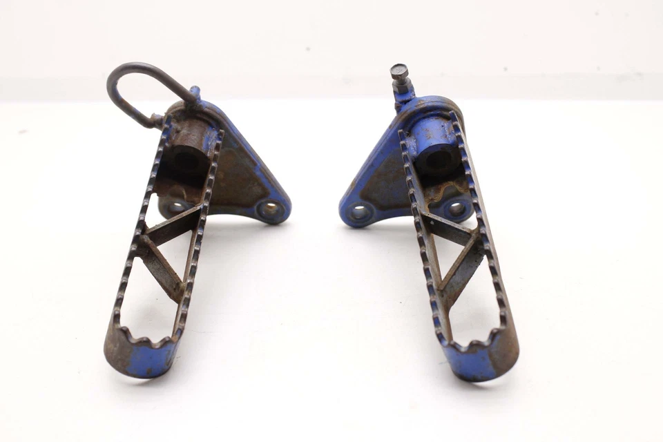 Suzuki Quadracer 250 1985 fabricante de equipos originales reposapiés izquierdo derecho clavijas peldaños R5.Bx11 Foto 2 de 4