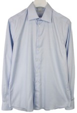 SUITSUPPLY Traveller Slim Fit Formal Shirt Men's 41 / 16 Spread Collar Patterned