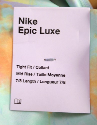 Nike Epic Luxe Women's Size S Mid-Rise 7/8 Pocket Running Leggings DM7716 - Picture 6 of 13