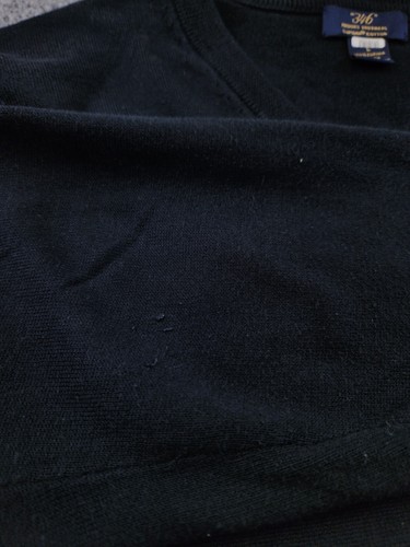 Brooks Brothers 346 Men's Large 100% Supima Cotton V-Neck Long Sleeve Sweater - Picture 7 of 8
