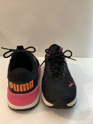 Puma Boys Pacer Future 388286-01 Black Running Shoes Sneakers Size