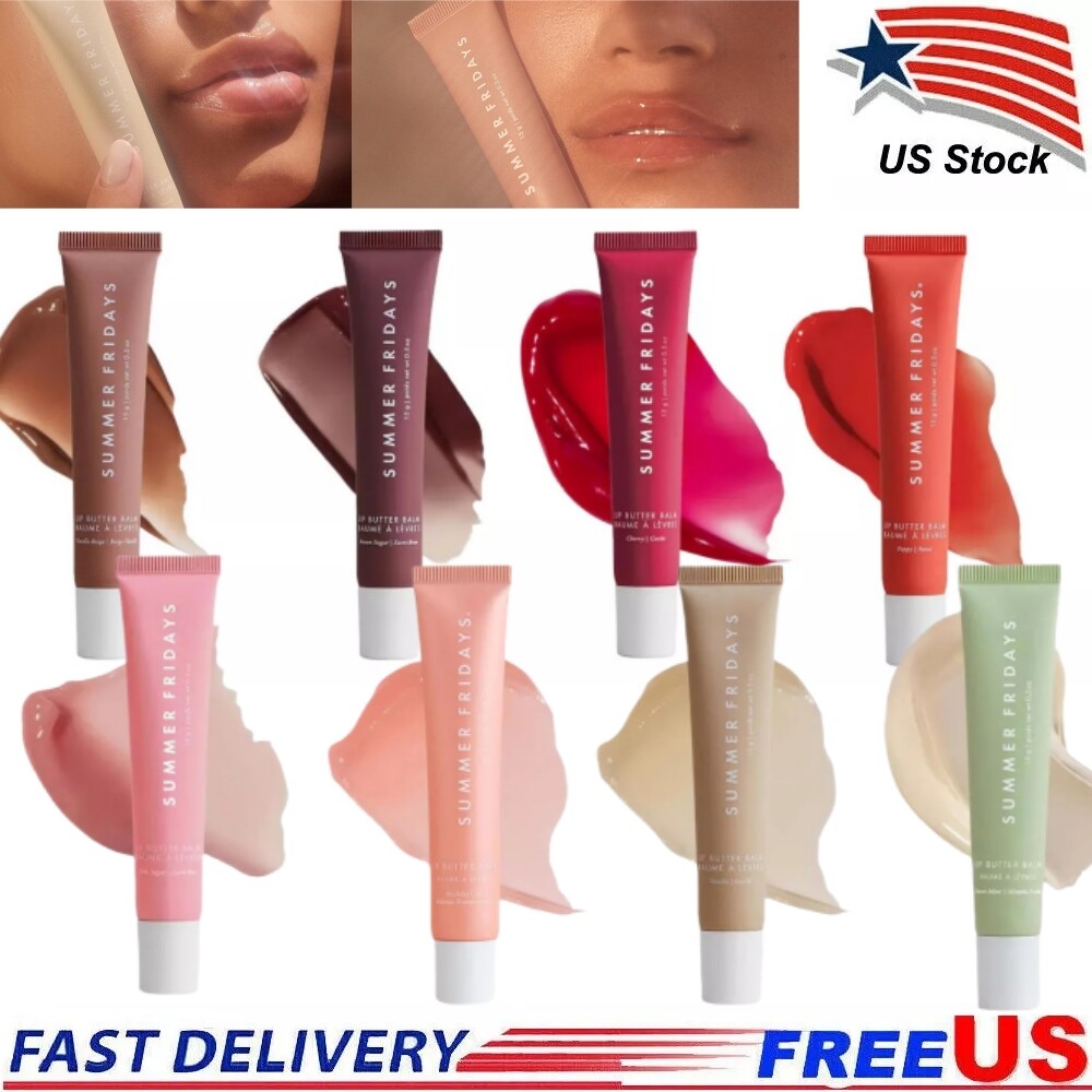 Summer Fridays Lip Butter Balm Lip Mask 0.5oz / 15g（1/2/5PCS）New With Sealed Box