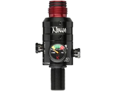 Ninja V3 PRO SHP HP-Regulator, Aluminium, 4500psi/300Bar, rot/schwarz
