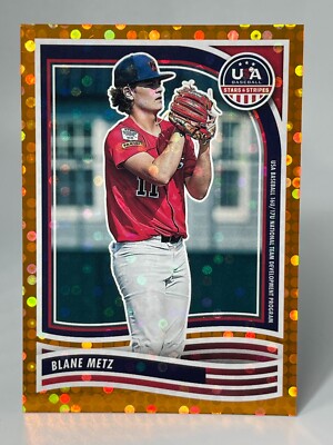 2024 Panini USA Stars & Stripes BLANE METZ #107 Orange Parallel 43/75