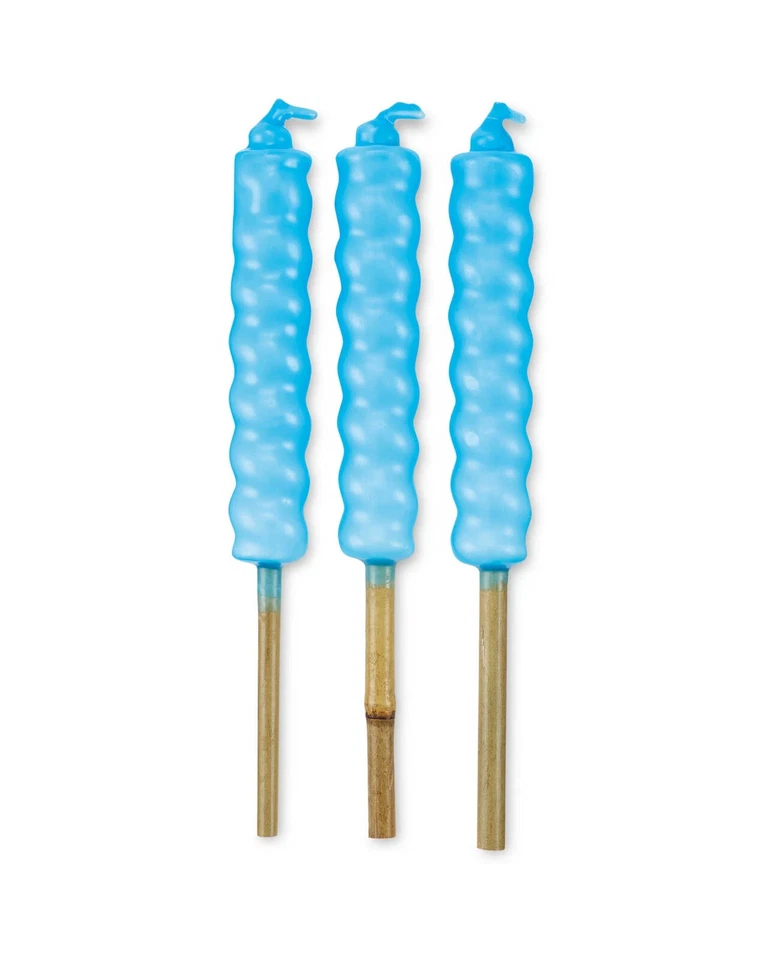 NEW & Boxed Blue Citronella Garden Flares (3 Pack) Bug & Pest Protection - Image 2 of 2