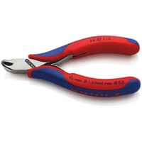 Knipex 64 42 115 Elektronik-Vornschneider Mit Mehrkomponenten-HüLlen 115 Mm