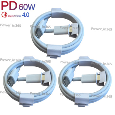 USB-C to USB-C Cable PD Fast Charger Charging Type C Cord For Samsung Macbook LG