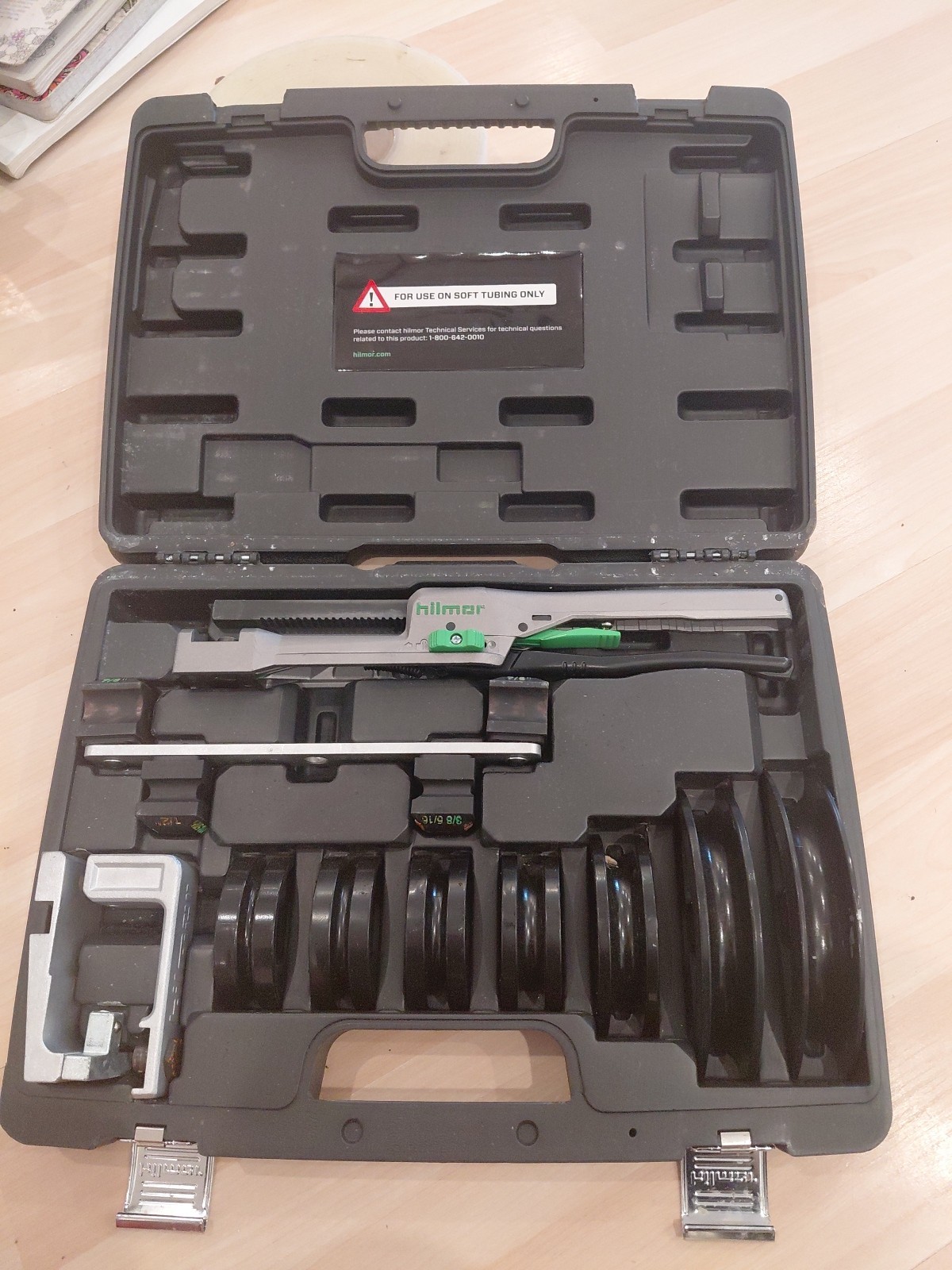 Hilmor compact bender kit with reverse bending attachment