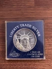 Vintage 1985 Johnson Matthey MTB 1 oz Silver - Liberty Trade Silver - Capsule