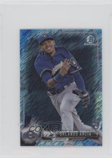 2017 Bowman Chrome Minis Base Rookies Blue Shimmer Refractor Orlando Arcia 8k4