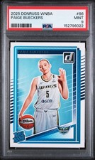 2025 PAIGE BUECKERS DONRUSS WNBA #86 PSA 9 [RC, ROY] DALLAS WINGS