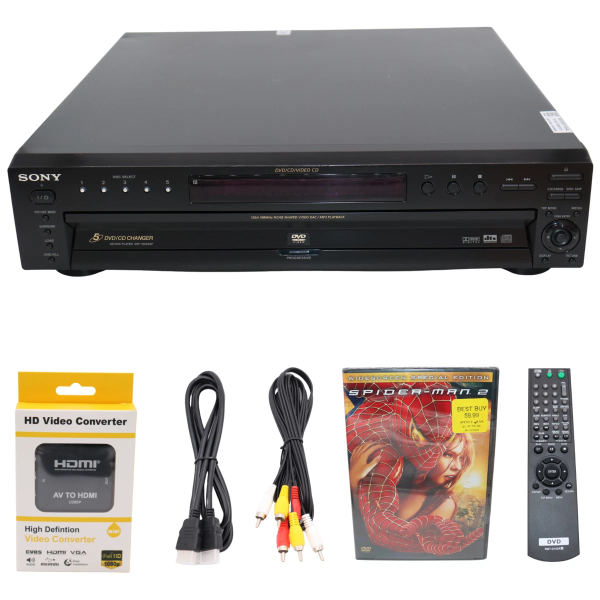 Sony Composite Video RCA DVD MP3 Playable Media Format Players for