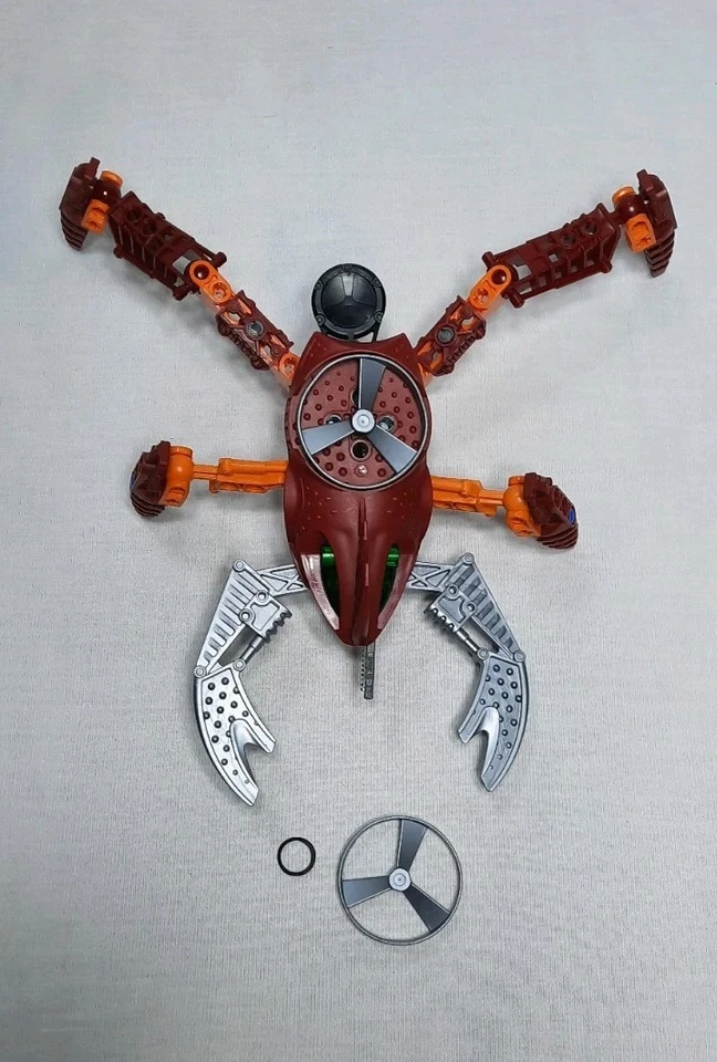 Lego Bionicle VISORAK Arañas (8742 - 8747) Todas 6 100% Completo con 12 Hilanderos Foto 3 de 4