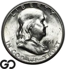 1951-S Franklin Half Dollar, Nice Luster