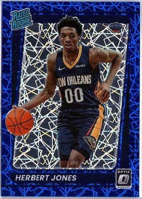 2021-22 Donruss Optic #157 Herbert Jones Blue Velocity