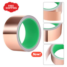 Copper Foil Tape with Conductive Adhesive for Guitar  EMI Shielding 2 x 33 