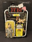 1984 Kenner Star Wars Return of the Jedi Figure Teebo Carded Coin  READ