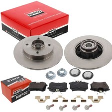 MAPCO BREMSSCHEIBEN 249mm + BELÄGE HINTEN passend für CITROËN C4 DS4 PEUGEOT 308