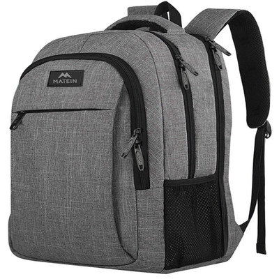 Laptop Rucksack 18,4 Zoll TSA Freundlich Wetterfest Grau