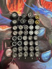 1/64 Diecast Wheels  Rubber Tires 19 Car Sets Real Riders, 1 Staggered Truck