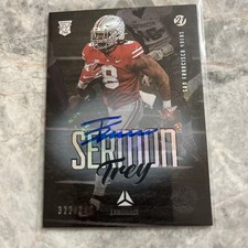 2021 Panini Luminance Trey Sermon autograph #108   /349!! Ohio St. Buckeyes