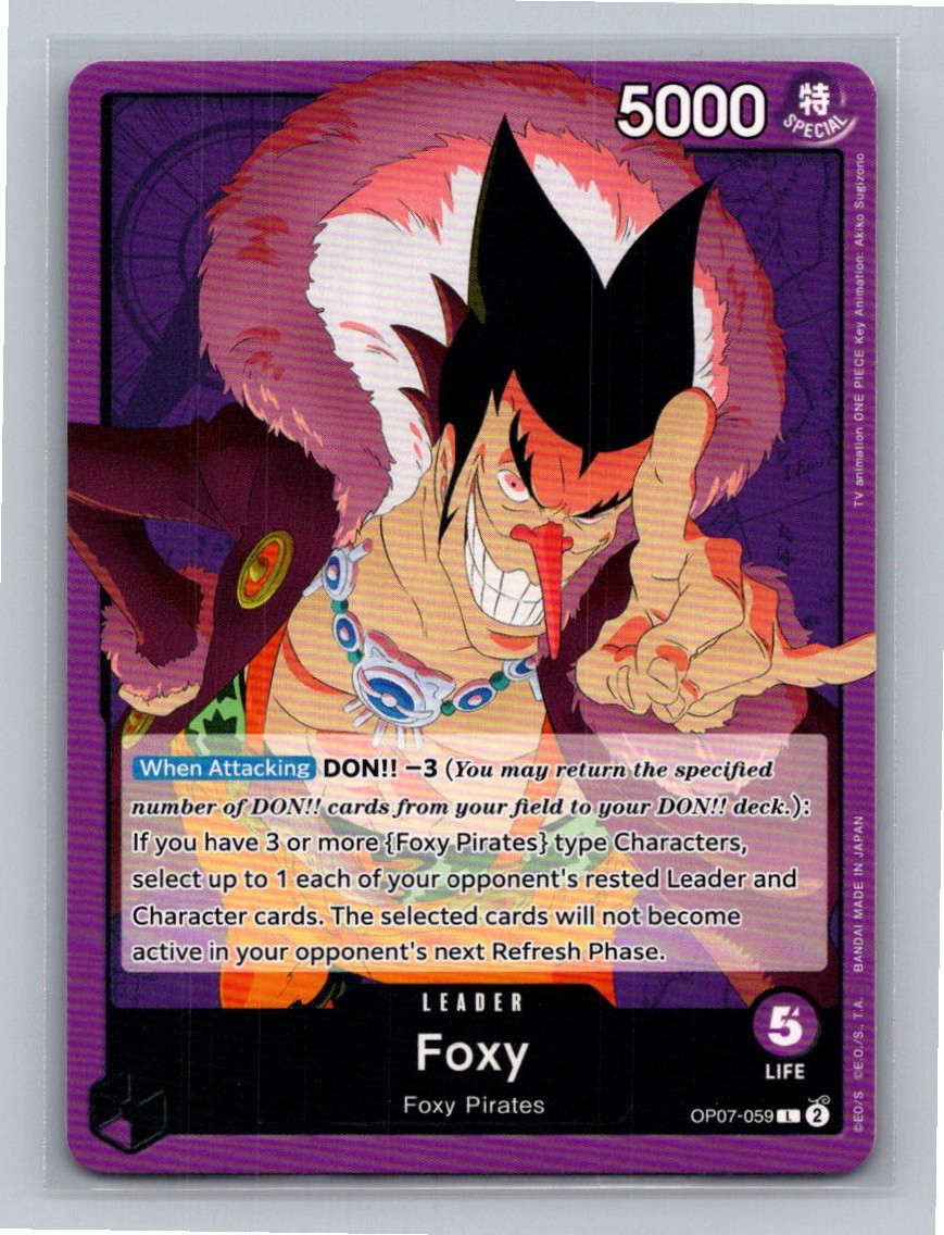 Foxy (059) L 500 Years in the Future OP07-059 NM