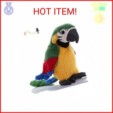 Ylucky Talking Parrot Speaking Parrot Record Repeats Toy Talking Stuffed Animal