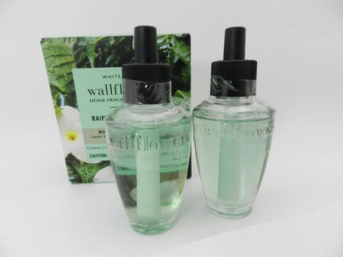 Bath & Body Works White Barn Rainforest Gardenia  Wallflowers Refills 2-Pack