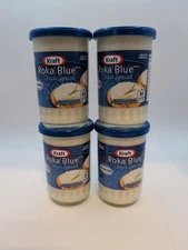 Lot of 4 Kraft Roka Blue Cheese Spread 5 oz Jars Best By 3/04/2026 