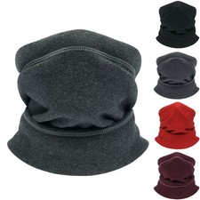 Winter Neck Gaiter Warmer Windproof Fleece Ski Face Mask Scarf for Cold Weather