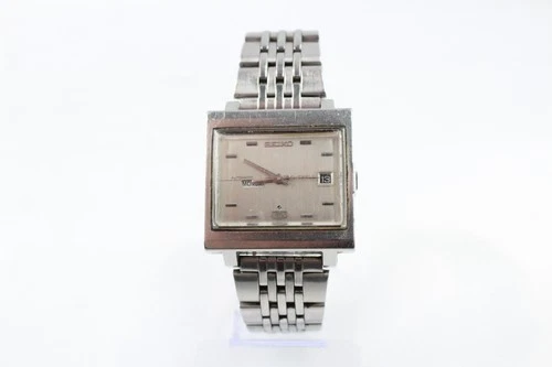 Vintage Seiko 5 Square Dial Day/Date Watch Ref 6119-5000 Working