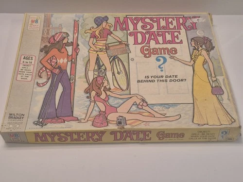 Vintage Mystery Date Board Game Complete Milton Bradley 1972