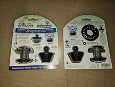 2x TubShroom Ultra Revolutionary Bath Tub Strainer Hair Catcher/Stopper S/S Comb