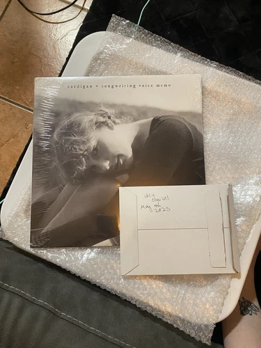 Taylor Swift Cardigan and Songwriting Voice Memo Vinyl, 12 Inch