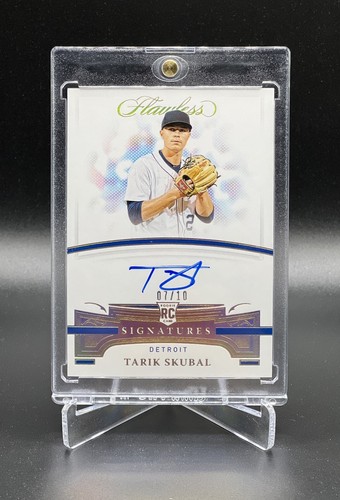 2021 Panini Flawless TARIK SKUBAL Rookie Signatures GOLD /10 RC Auto #FRS-TS 🔥