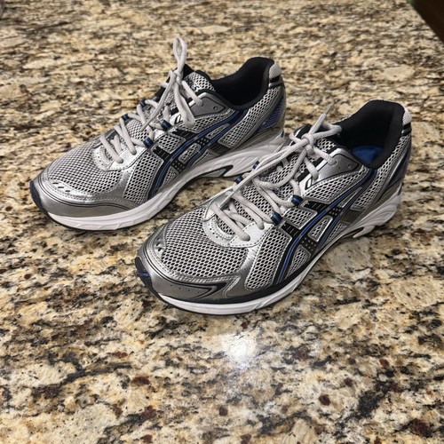 Women's ASICS Gel-Kanbarra 5 Silver Blue White Black Running Shoes T025N sz10.5 - Picture 5 of 11